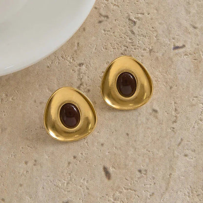 [Amore]Orissa Gold Enamel Earrings