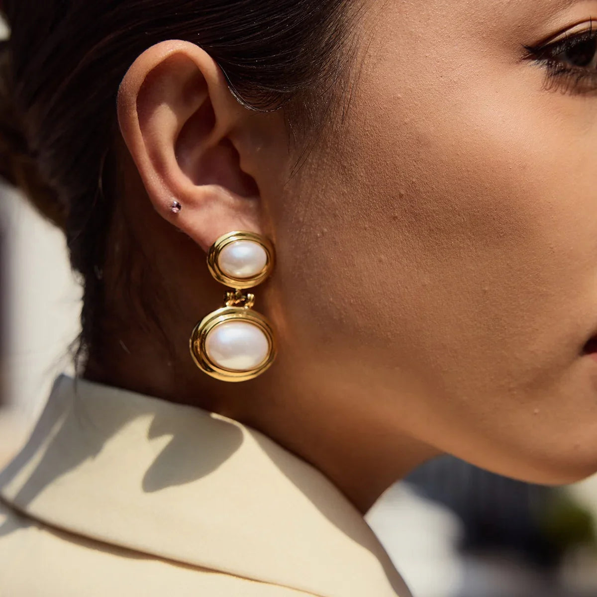 [Amore]Winnie Freshwater Pearl Earrings