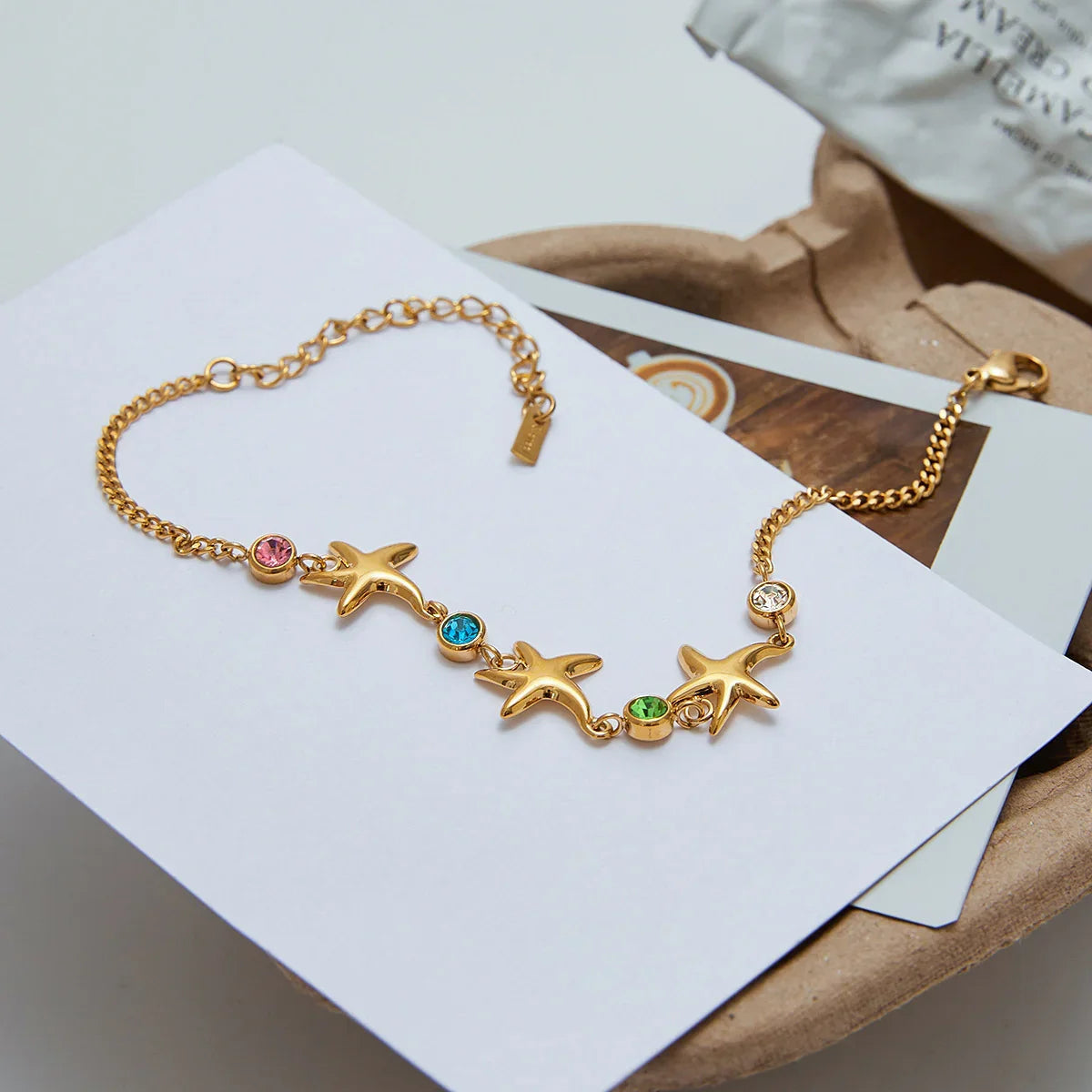 [Amore]Kristine Golden Starfish Bracelet