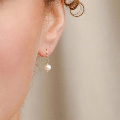 [Amore]Dorothy Pearl Earrings