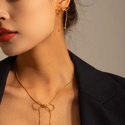 [Amore]Annie Gold Earrings