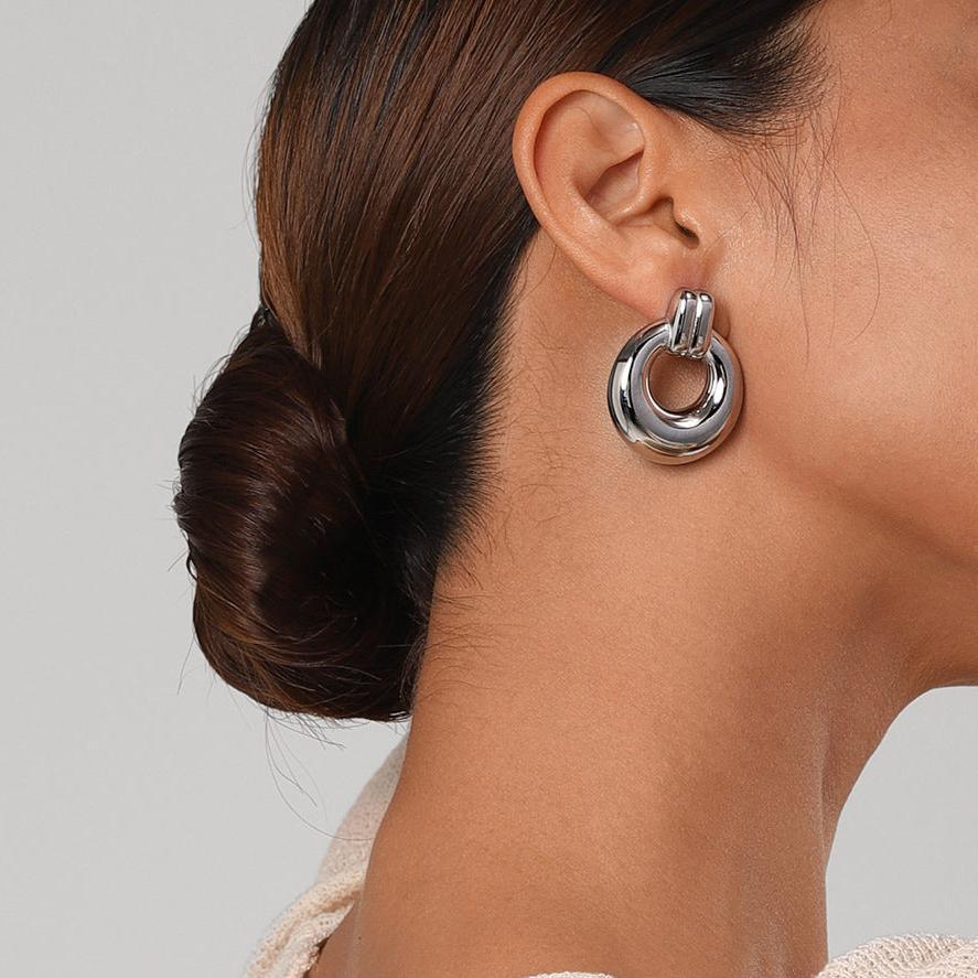 [Amore]Lillian Silver Earrings