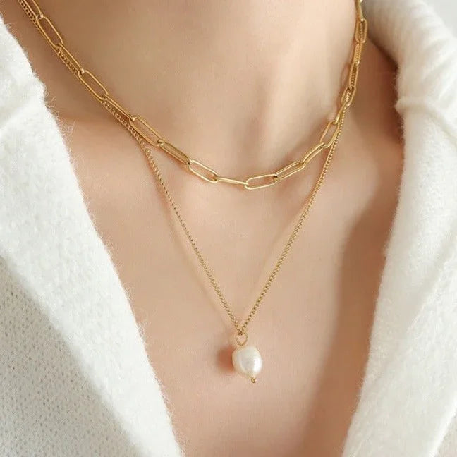 [Amore]Undine Freshwater Pearl Necklace