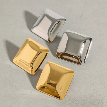 [Amore]Fischer Chunky Pillow Earrings