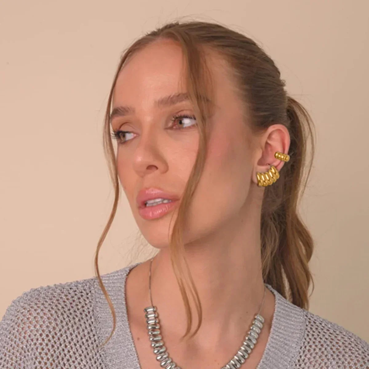 [Amore]Beatrix Gold Earrings