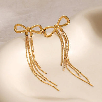 [Amore]Yvette Bow Earrings