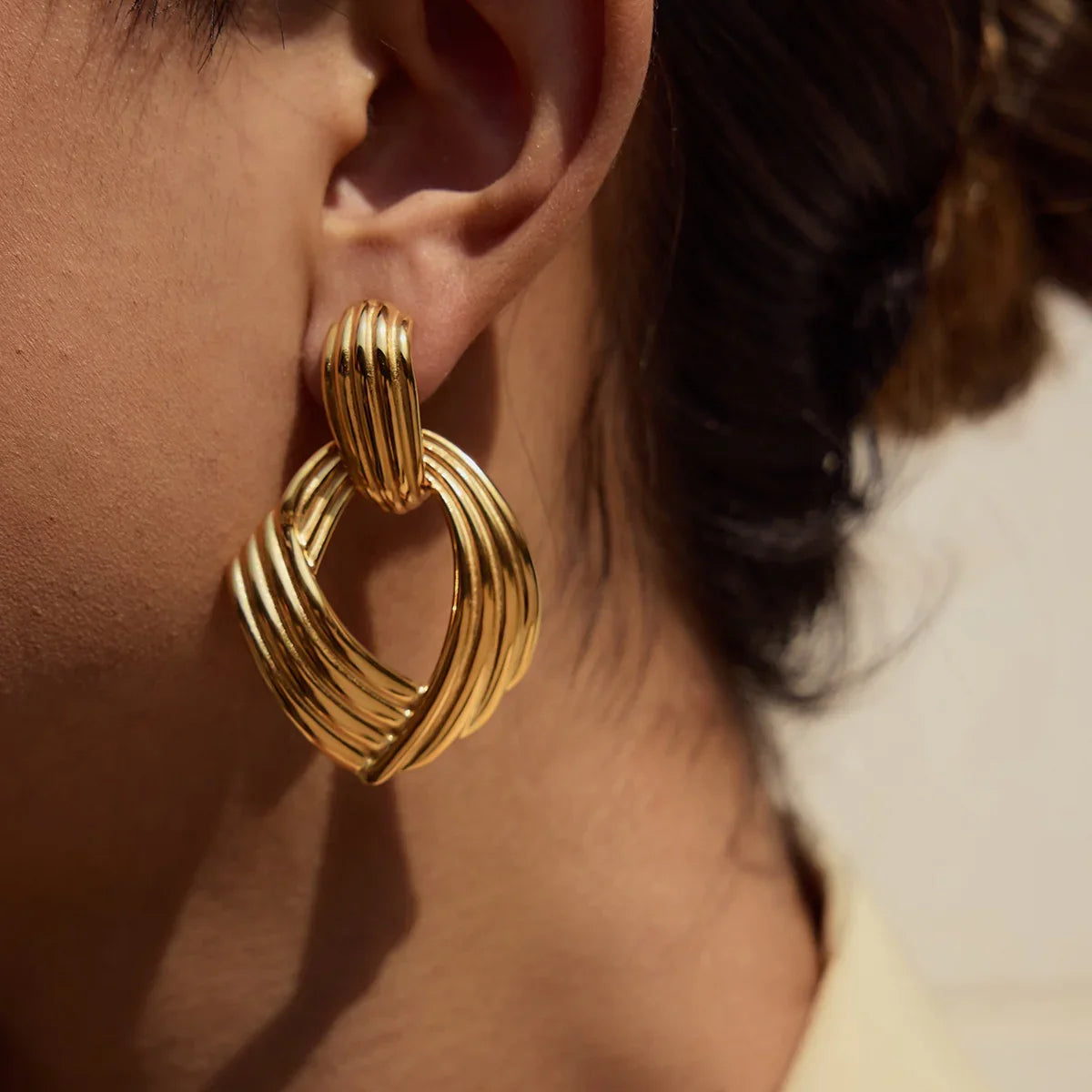 [Amore]Selma Gold Knot Earrings