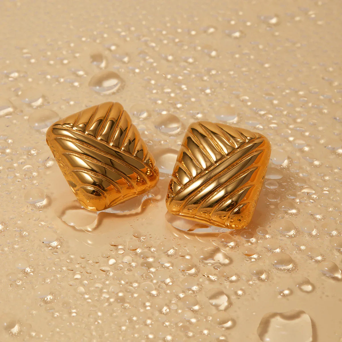 [Amore]Inez Gold Earrings
