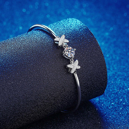 [Amore]ELEGANT BOW-KNOT MOISSANITE BRACELET