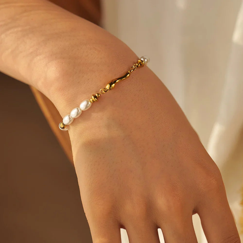 [Amore]Dominique Freshwater Pearl Bracelet