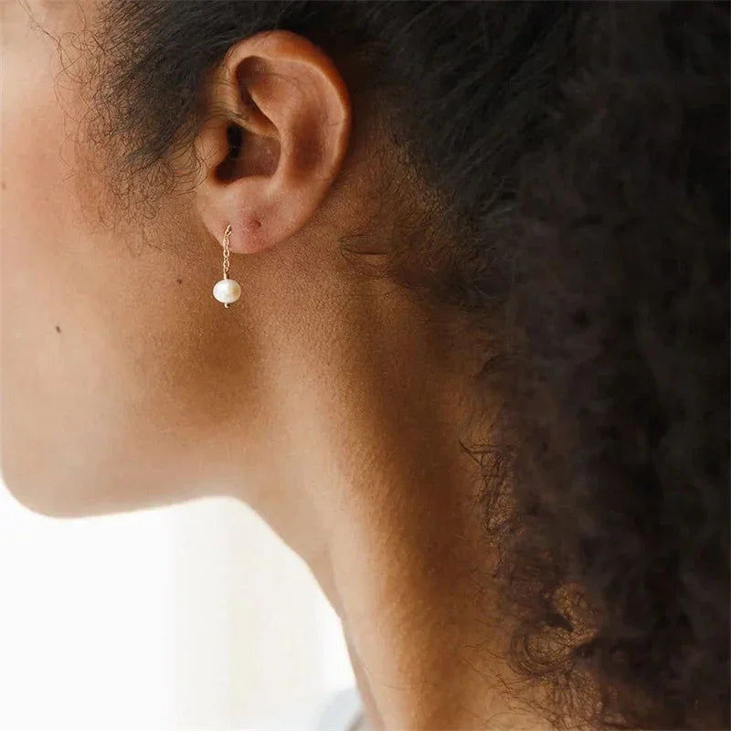 [Amore]Dorothy Pearl Earrings