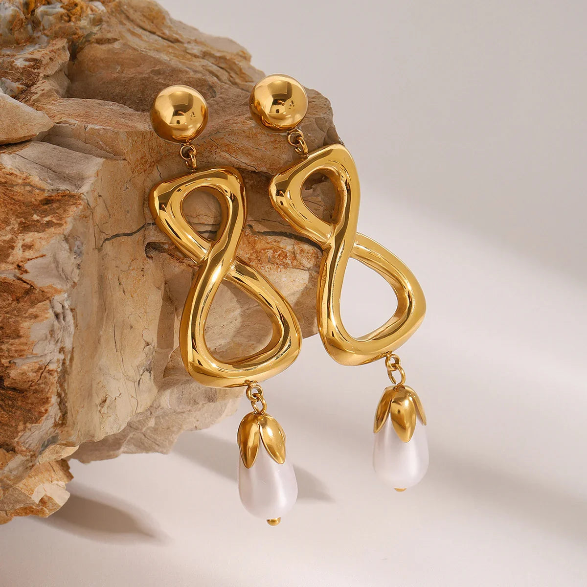 [Amore]Kaylee Freshwater Pearl Earrings