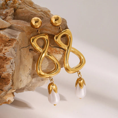 [Amore]Kaylee Freshwater Pearl Earrings