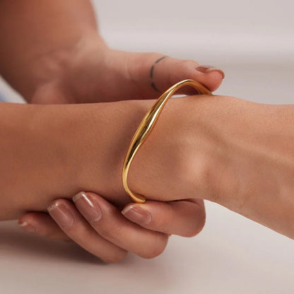 [Amore]Tiffany Gold Bangle