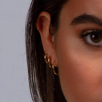 [Amore]Classic Round Hoops