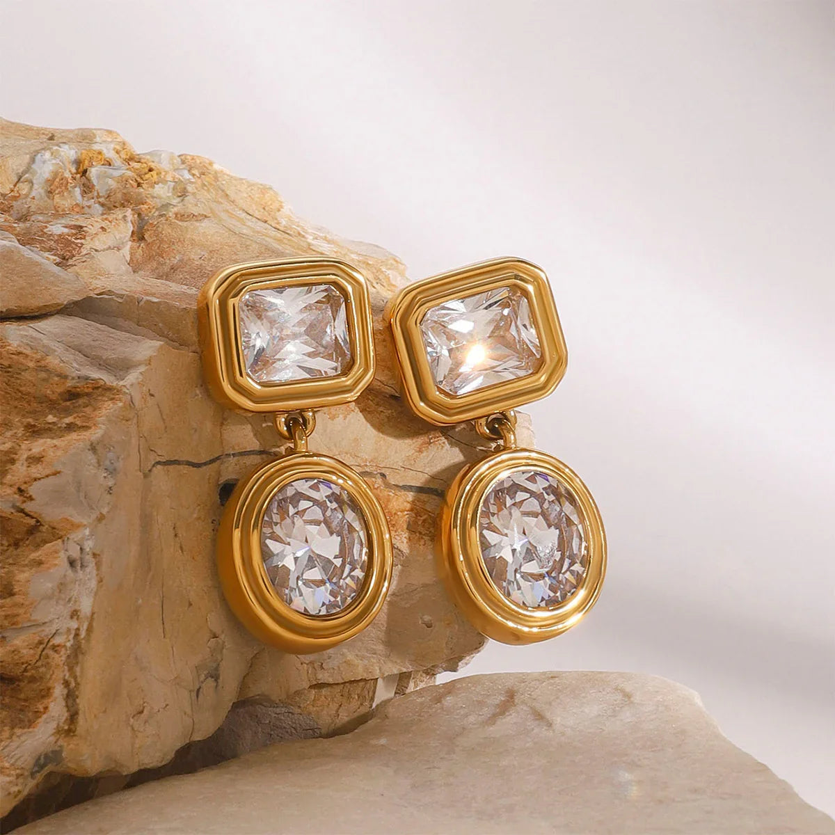 [Amore]Amanda Diamond Earrings