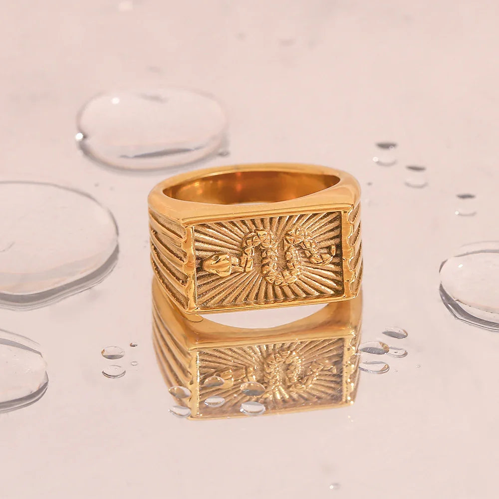 [Amore]Miles Gold Ring