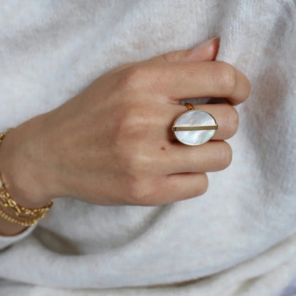 [Amore]Hadley Gold Ring