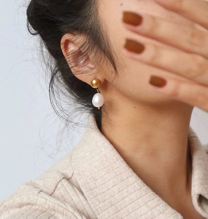 [Amore]Cornelia Freshwater Pearl Earrings