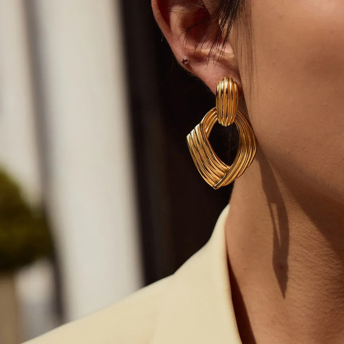 [Amore]Selma Gold Knot Earrings
