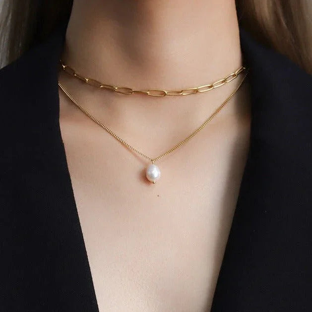 [Amore]Undine Freshwater Pearl Necklace