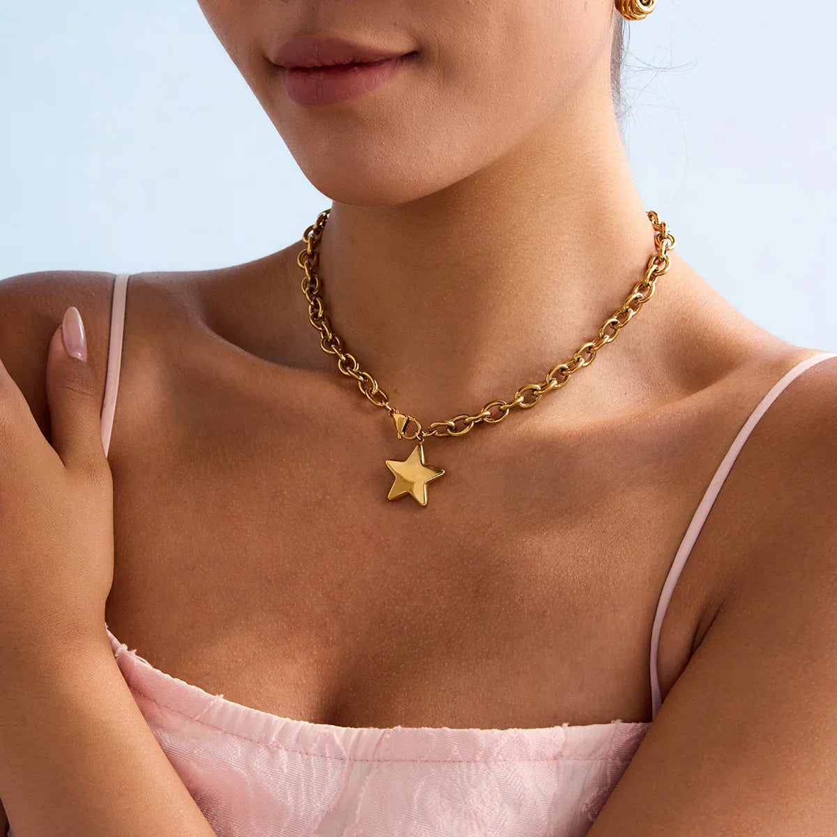 [Amore]Stellaria Gold Star Pendant