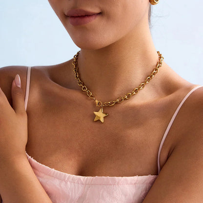 [Amore]Stellaria Gold Star Pendant