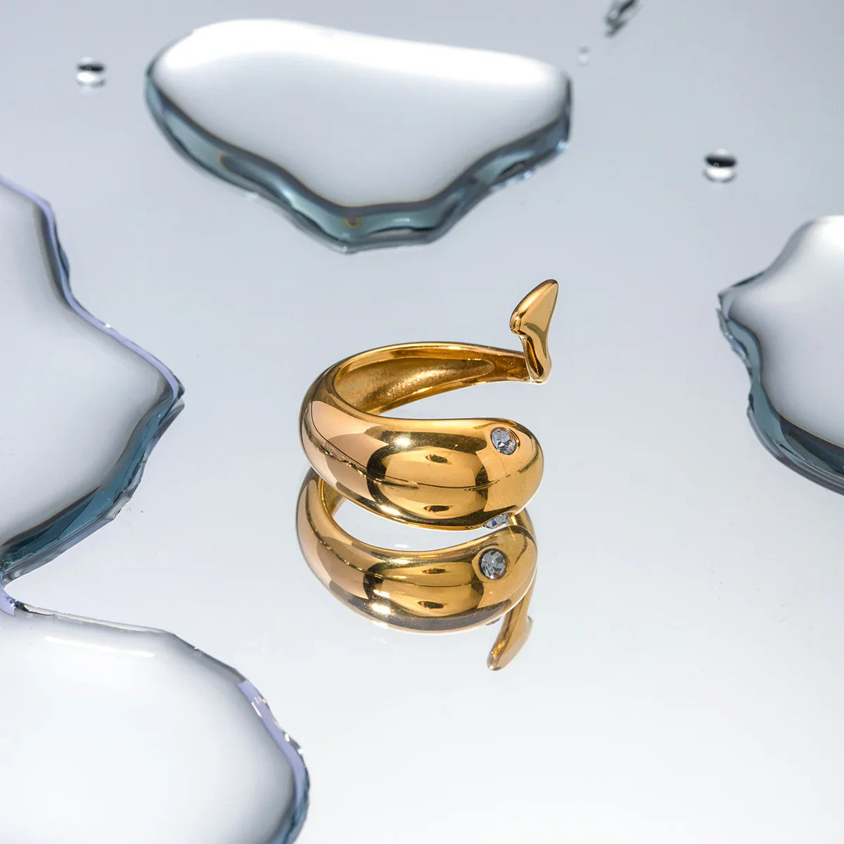 [Amore]Etta Gold Serpent Ring