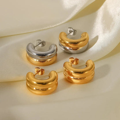 [Amore]Henrietta Gold Earrings