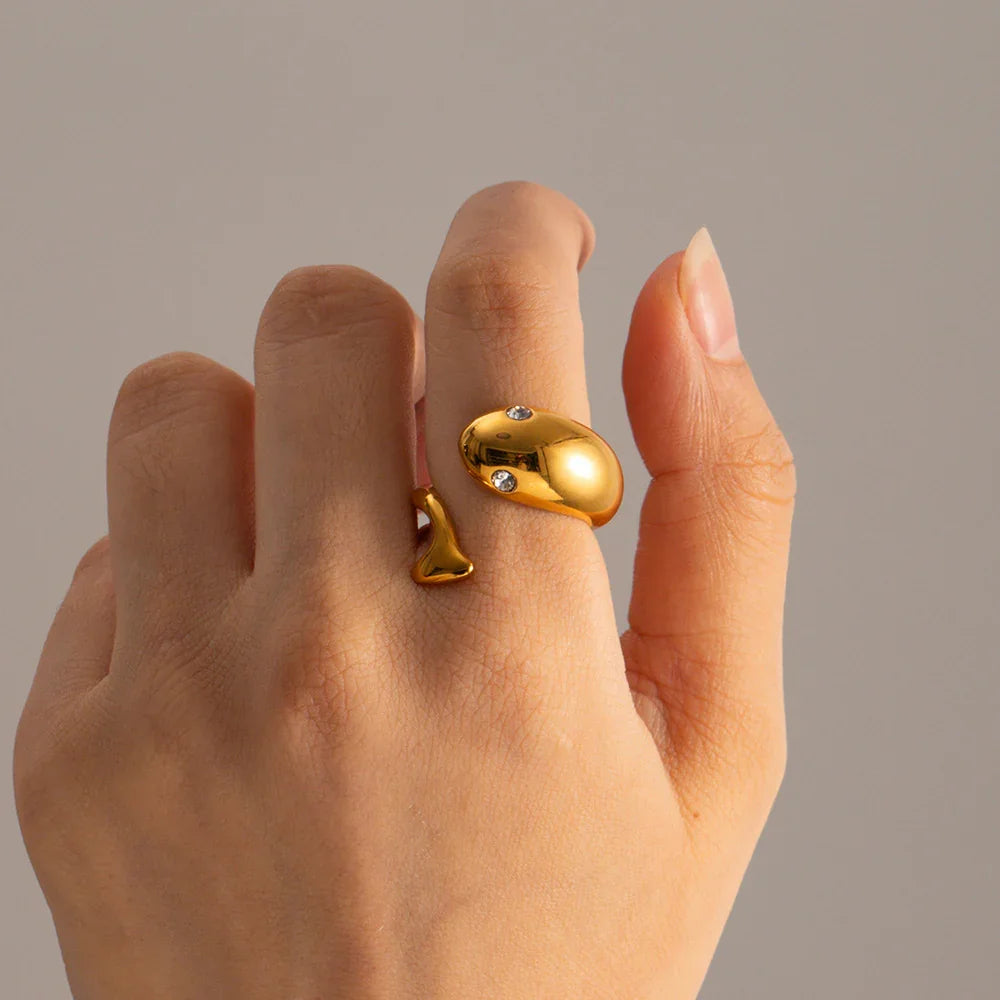 [Amore]Etta Gold Serpent Ring