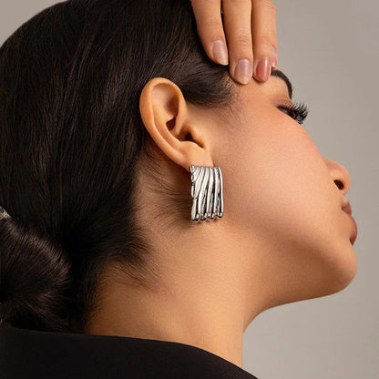[Amore]Alisa Gold Earrings