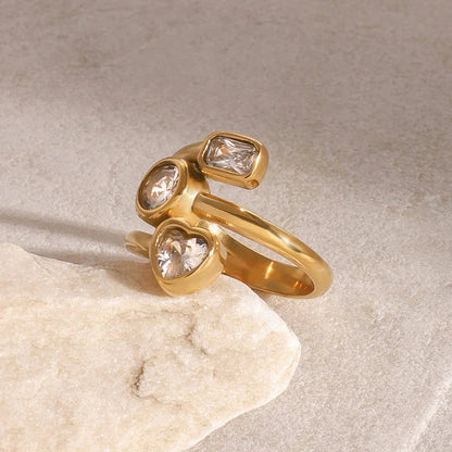 [Amore]Amelina Layered Diamond Ring