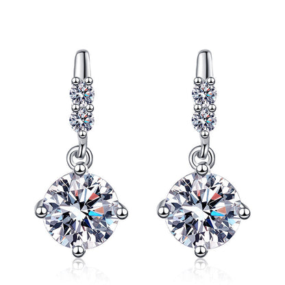 [Amore]DYNAMIC TASSEL MOISSANITE DROP EARRINGS