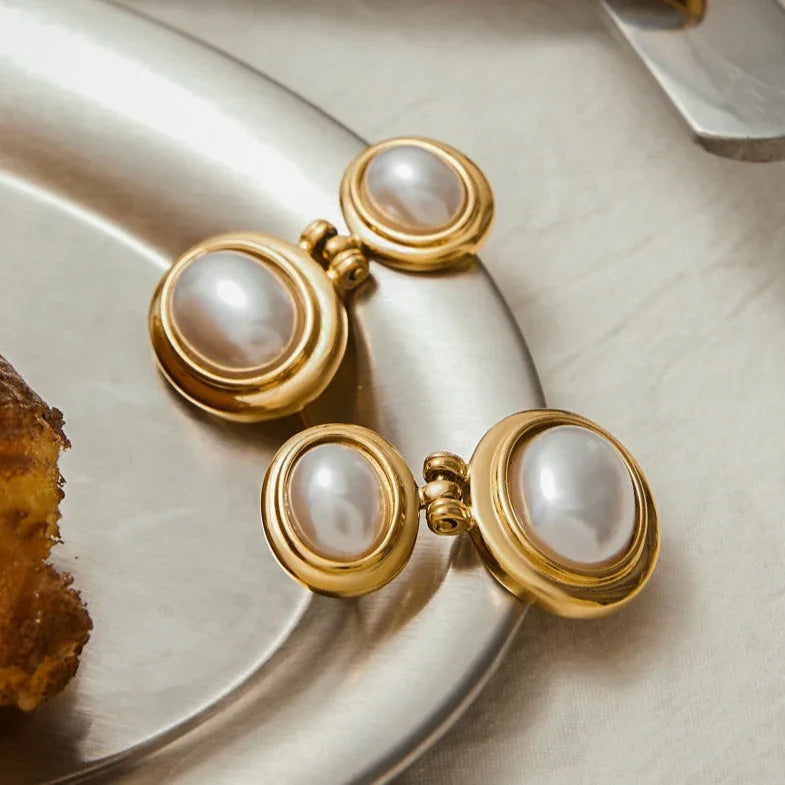 [Amore]Winnie Freshwater Pearl Earrings