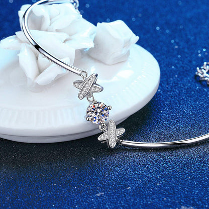[Amore]ELEGANT BOW-KNOT MOISSANITE BRACELET