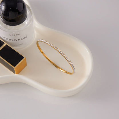 [Amore]Kalista Diamond Gold Bangle