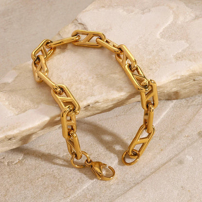 [Amore]Melissa Gold Chain Bracelet