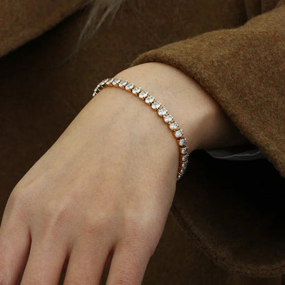 [Amore]Wisteria Diamond Tennis Bracelet