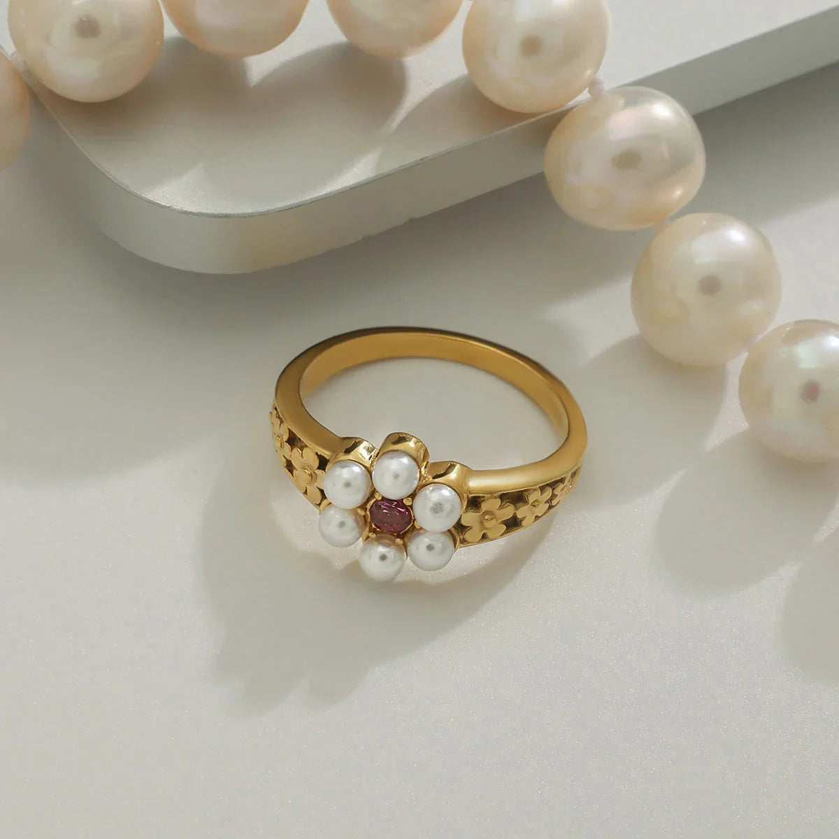 [Amore]Thalia Freshwater Pearl Ring