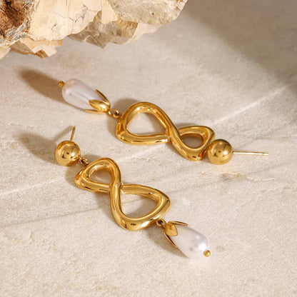 [Amore]Kaylee Freshwater Pearl Earrings