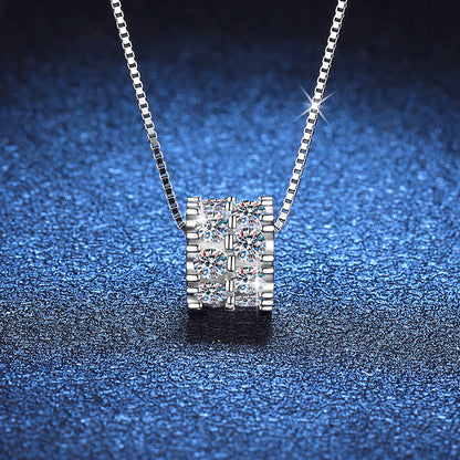[Amore]ELEGANT SLIM-WAIST MOISSANITE NECKLACE