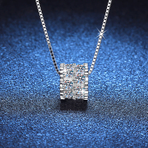 [Amore]ELEGANT SLIM-WAIST MOISSANITE NECKLACE