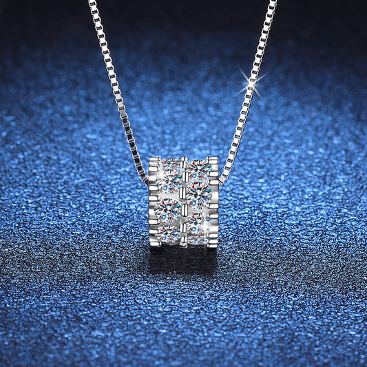 [Amore]ELEGANT SLIM-WAIST MOISSANITE NECKLACE