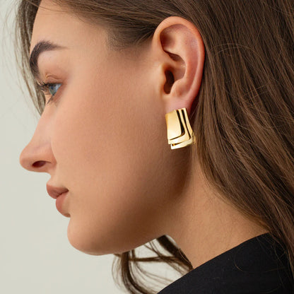 [Amore]Hettie Gold Earrings