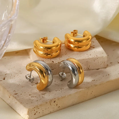 [Amore]Henrietta Gold Earrings