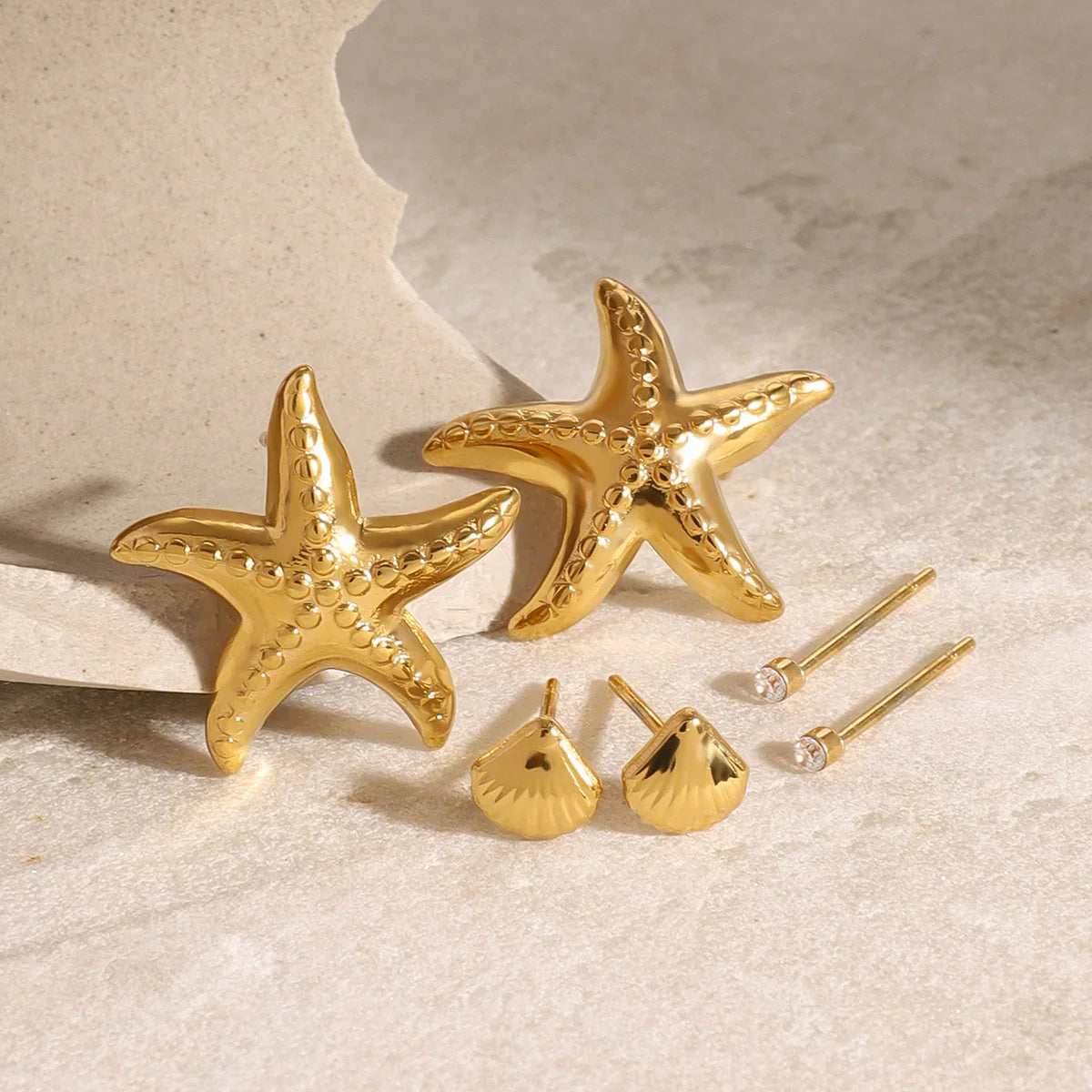 [Amore]Arielle Ocean-Inspired Earring Bundle