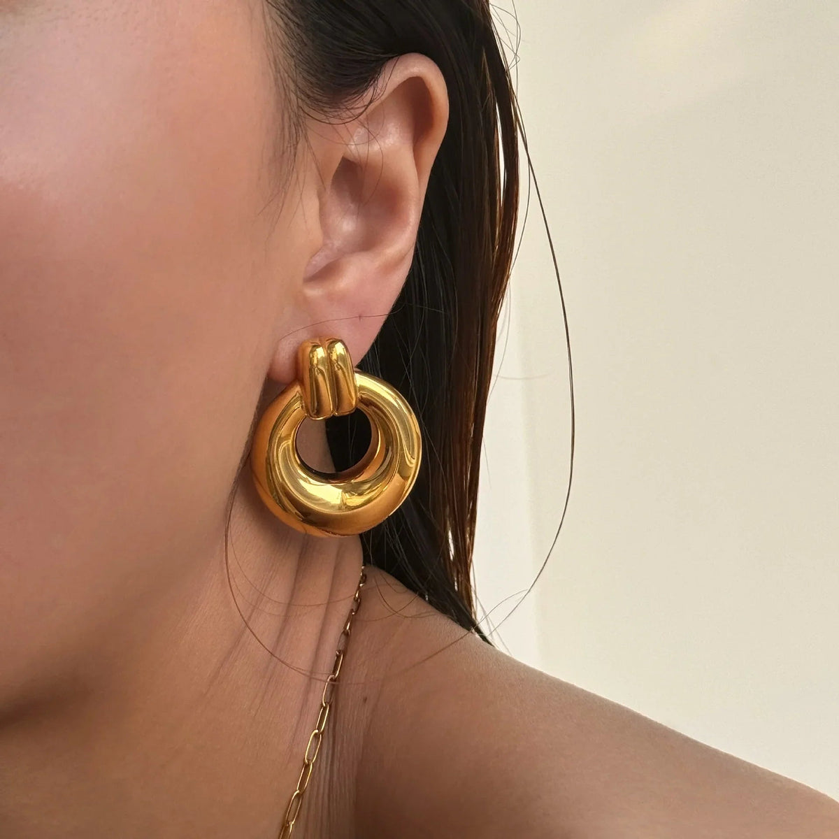 [Amore]Lynora Gold Earrings