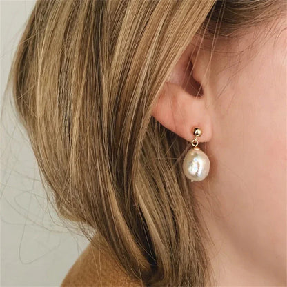 [Amore]Gloria Freshwater Pearl Earrings