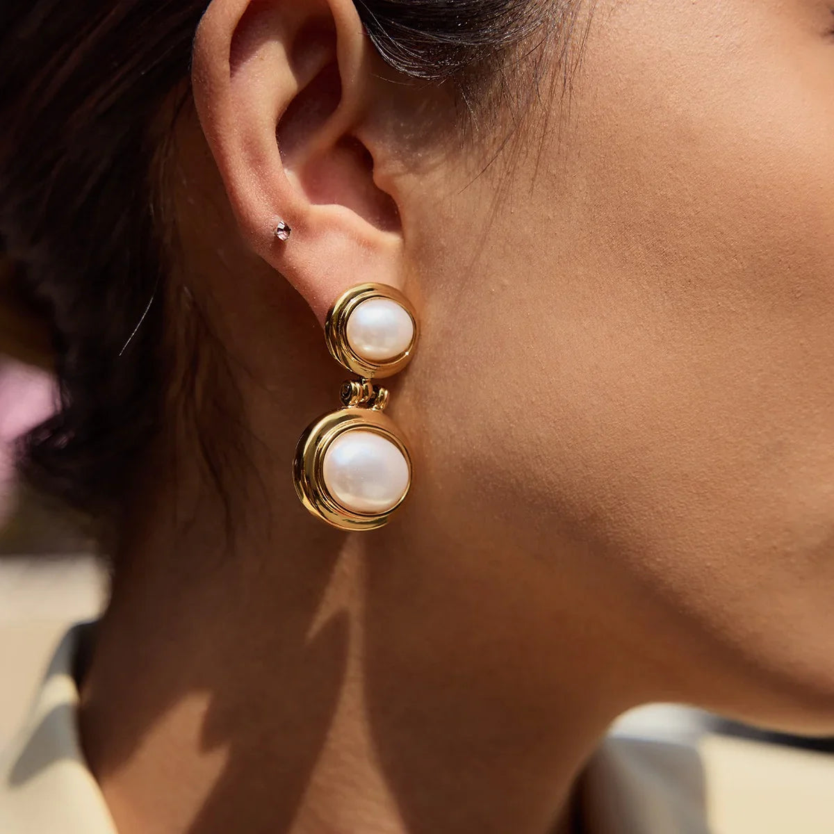 [Amore]Winnie Freshwater Pearl Earrings