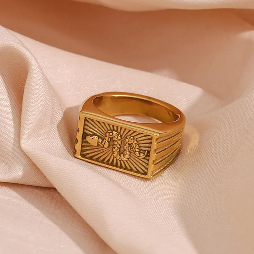 [Amore]Miles Gold Ring